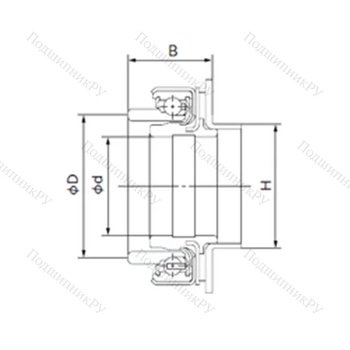 Подшипник шариковый 47SCRN 34K-6