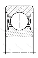 Подшипник  60037 (637-Z) размер 7x26x9