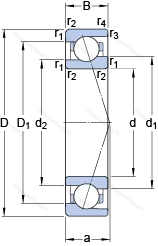 Подшипник 71904 CE/HCP 4A