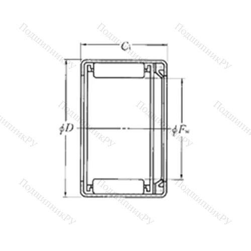Подшипник игольчатый радиальный HMK 4028L