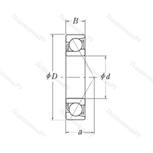 Подшипник шариковый радиально-упорный MJT 1.1/4 от производителя  RHP
