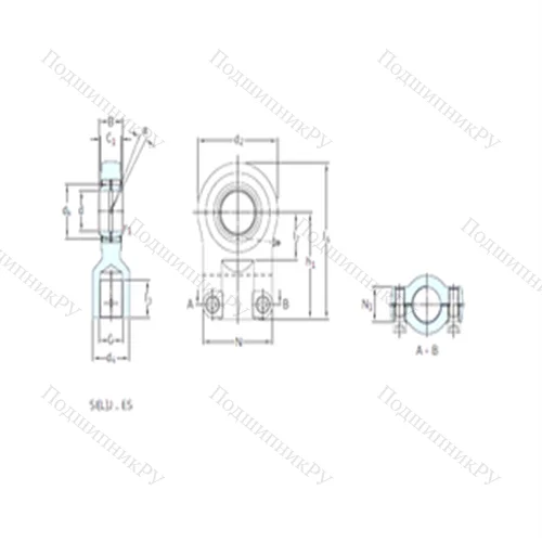 Подшипник скольжения сферический SILJ 16ES