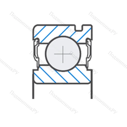 Подшипник шариковый радиальный 806037 от производителя  FAG