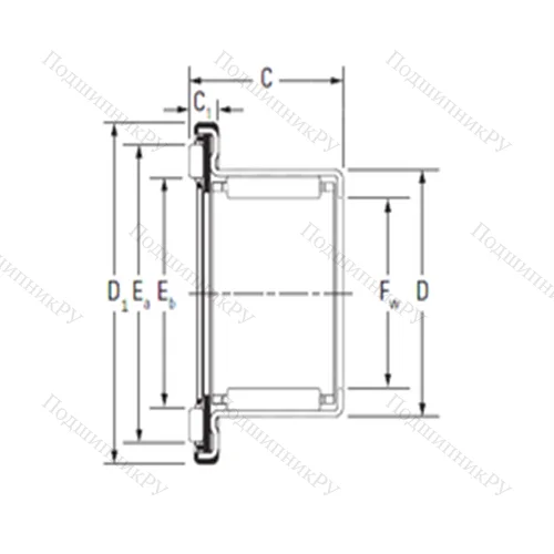 Подшипник комбинированный RAX 735 от производителя  TIMKEN Подшипник комбинированный RAX 735 от производителя  TIMKEN