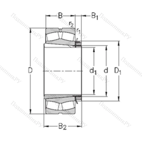 Подшипник роликовый радиальный самоцентрирующийся 239/600-K-MB-W 33+OH 39/600-H от производителя  NKE