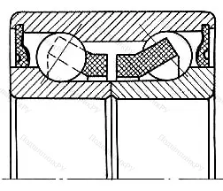 Подшипник BA 2B 33313C размер 30x60x37 от производителя  SKF