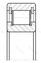 Подшипник  NCL 407 (102407) размер 35x100x25 от производителя  SKF