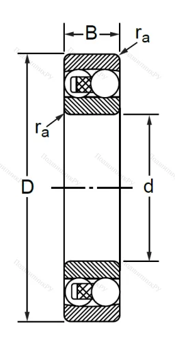 Двухрядный шариковый подшипник 1507 (2207) в Нижнем Новгороде
