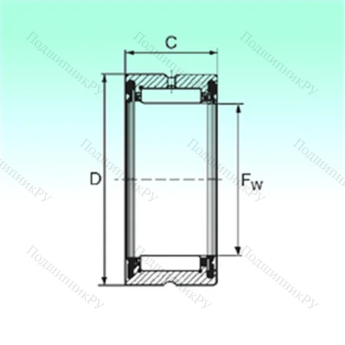 Подшипник игольчатый радиальный RNA 4904 2RS от производителя  NBS