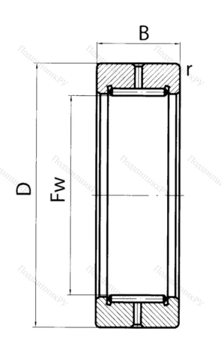Подшипник RNAV 4004 (4024104 ГОСТ) в Нижнем Новгороде