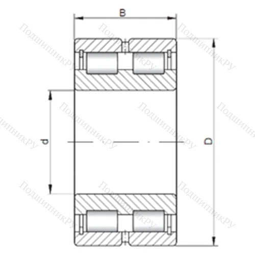 Подшипник роликовый радиальный NNCL 4914 V от производителя  CX
