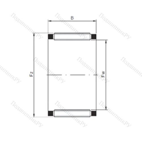 Подшипник игольчатый радиальный K 105X 112X 20 от производителя  CX