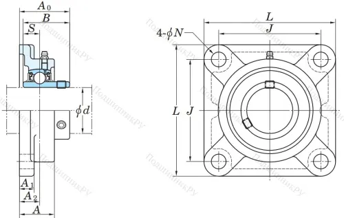 Подшипниковый узел UCF 210 J в Нижнем Новгороде