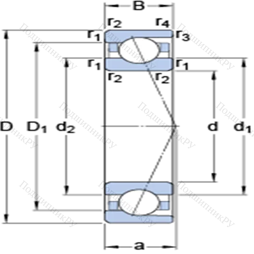 Прецизионные радиально-упорные шарикоподшипники 7216 CD/HCP 4A от производителя  SKF Прецизионные радиально-упорные шарикоподшипники 7216 CD/HCP 4A от производителя  SKF