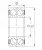 Радиально-упорный шариковый подшипник 3056305 2RS (3305 2RS) в Нижнем Новгороде