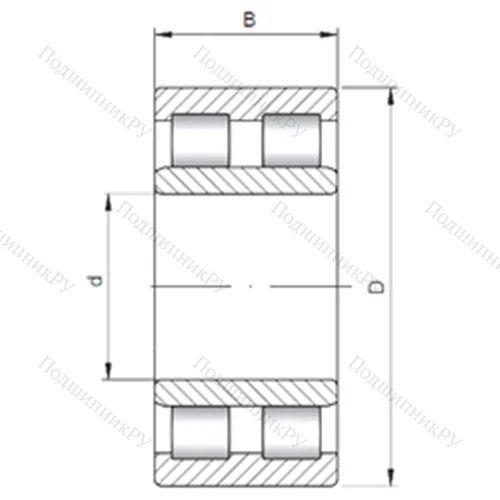 Подшипник роликовый радиальный NNU 6020 от производителя  CX