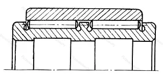 Подшипник  574902 размер 14x36x35/43 от производителя  ГПЗ-3
