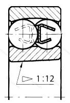 Подшипник  2208K (111508) размер 40x80x23