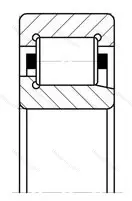 Подшипник NJ 2217 размер 85x150x36 от производителя  SKF