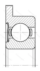 Подшипник  1860099 размер 9x20x6