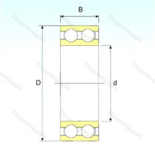 Подшипник шариковый радиальный 4207 ATN 9