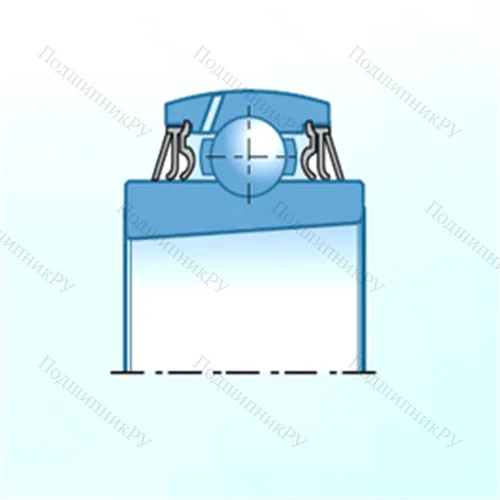 Подшипник шариковый радиальный UK 210D 1