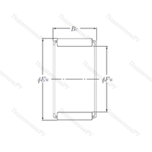 Подшипник игольчатый радиальный PCJ 404616