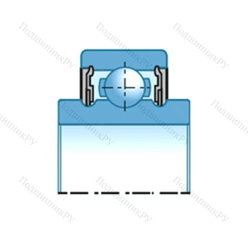 Подшипник шариковый радиальный 1/LJ 30FF