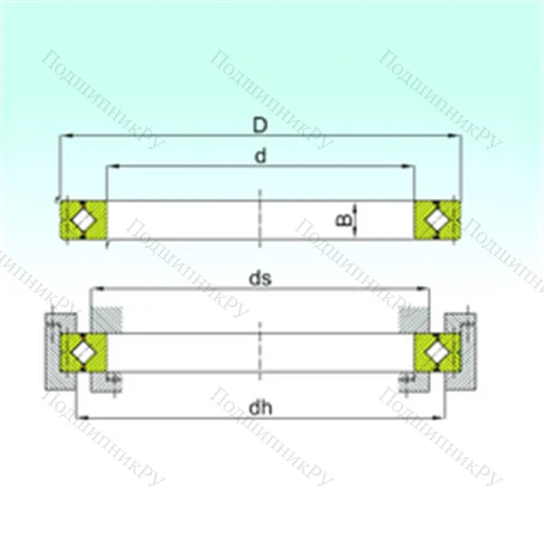 Подшипник роликовый опорно-поворотный CRB 20025 от производителя  ISB