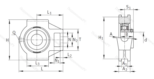Подшипниковый узел PTUEY 25-XL в Нижнем Новгороде