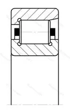 Подшипник  NF 407 (12407) размер 35x100x25 от производителя  SKF