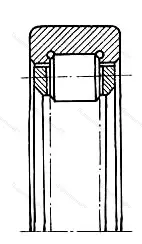 Подшипник  292312 (RNU 312) размер 77x130x31