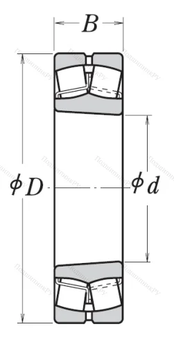 Сферический роликовый подшипник с конической посадкой на вал 22219 EAKE 4 от производителя  NSK