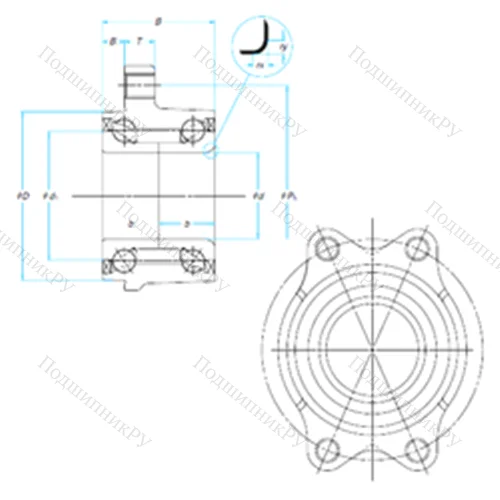 Подшипник роликовый радиально-упорный ZA-38BWK 01J-Y-2CA-01 от производителя  NSK Подшипник роликовый радиально-упорный ZA-38BWK 01J-Y-2CA-01 от производителя  NSK