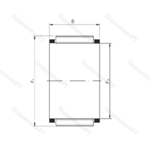Подшипник игольчатый радиальный KBK 13X 17X 17,5 от производителя  CX