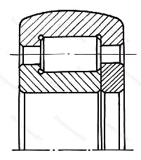 Модификация подшипника 942906 размер 28x85x33 от производителя  ГПЗ-24
