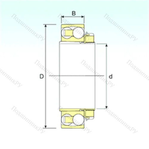 Подшипник шариковый радиальный самоцентрирующийся 1220 K+H 220