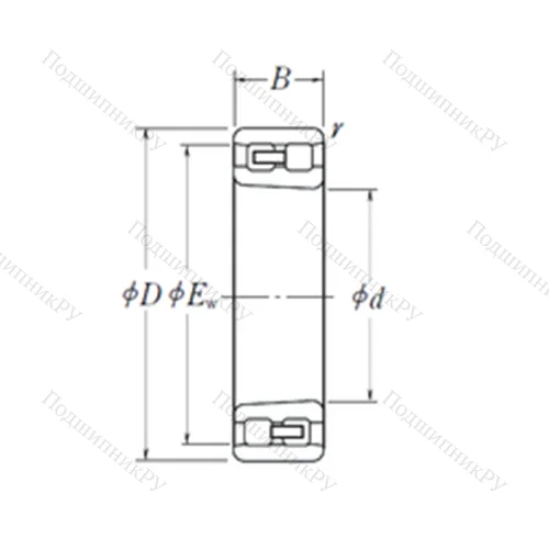 Подшипник роликовый радиальный NN 3028 K