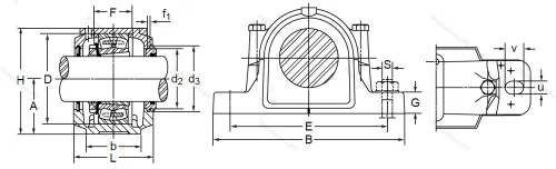 Подшипниковый корпус SNL 511-609 (SNK 511-609) в Нижнем Новгороде