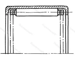 Модификация подшипника ск324228Е размер 34x42x28 от производителя  ГПЗ-3
