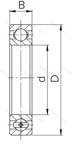 Шариковый однорядный подшипник 224 (6224) в Нижнем Новгороде