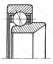 Подшипник  226906 размер 32x72x30 от производителя  ГПЗ-1 Подшипник  226906 размер 32x72x30 от производителя  ГПЗ-1