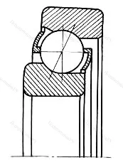 Модификация подшипника 8-326704К размер 20x52x17 от производителя  ГПЗ-1