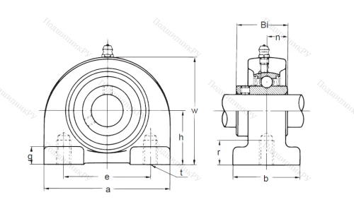 Подшипниковый узел UCPA 209 в Нижнем Новгороде