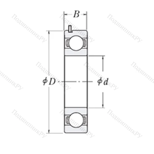 Подшипник шариковый радиальный 83A 726ESH 2-45C 845