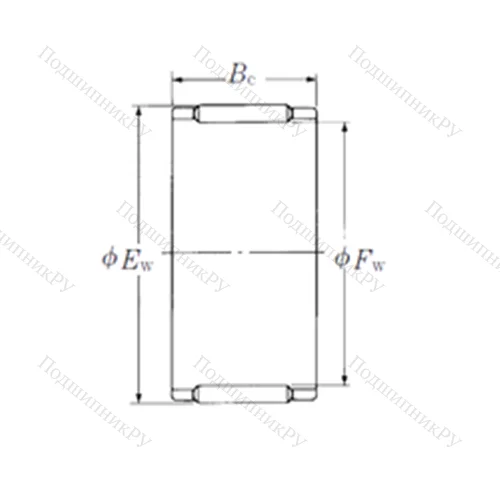 Подшипник игольчатый радиальный FBNP-91210 от производителя  NSK