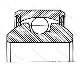 Модификация подшипника 981700ЮУС21 размер 10x37x12/16 от производителя  ГПЗ-3
