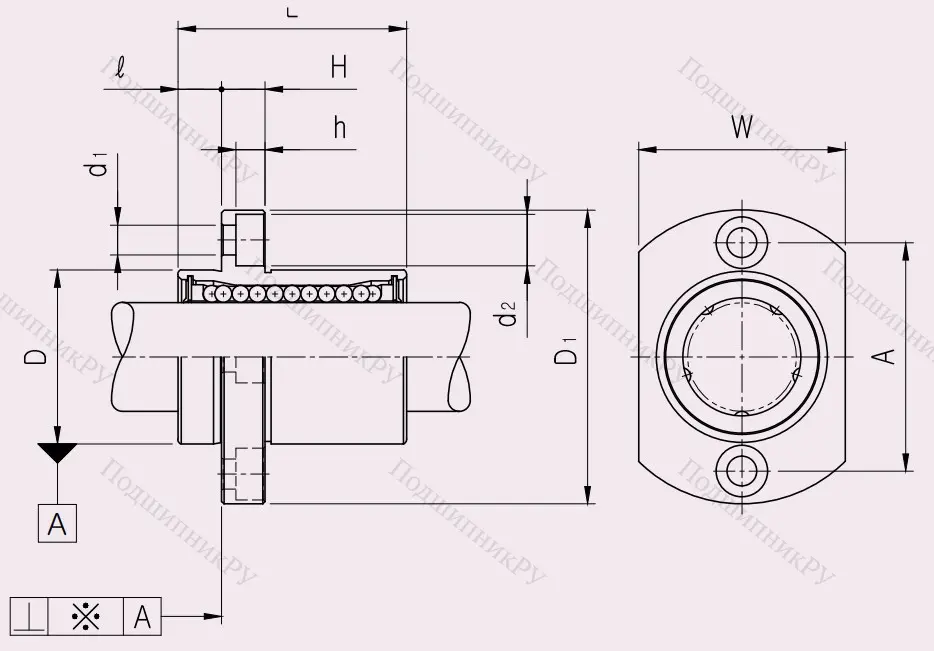 Подшипник LMH 6 UU в Нижнем Новгороде