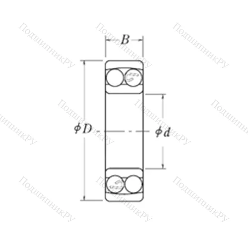 Подшипник шариковый радиальный самоцентрирующийся NLJ 1.5/8 от производителя  RHP