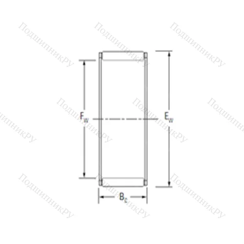 Подшипник игольчатый радиальный K 28X 34X 17